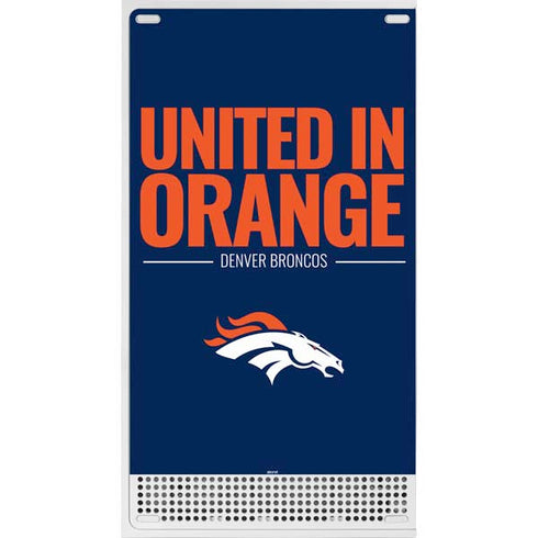 NFL Denver Broncos Team Motto Xbox Series S Console Skin